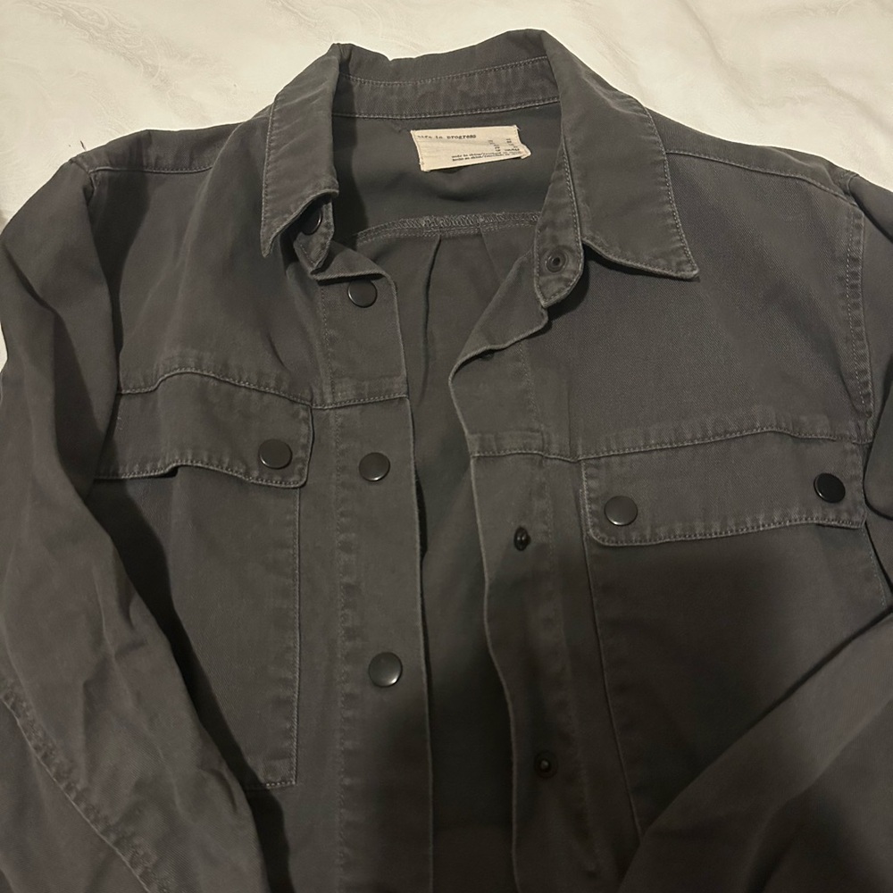 Life in Progress Charcoal Jacket